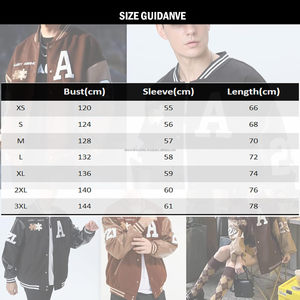 Veste universitaire personnalisée Vestes de baseball Vêtements d'extérieur vintage avec poches Manteau unisexe Patchwork - Product Image 5