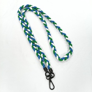 Hot Sale <b>Polyester</b> Phone Bag <b>Lanyard</b> Adjustable Round Outdoor Crossbody Neck Promotional 10mm Cotton Rope <b>Lanyards</b> with Logo - Product Image 4