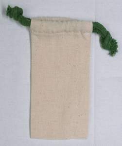 Sacs de rangement en coton biologique de luxe personnalisés en gros avec cordon de serrage, recyclables, réutilisables, pour cadeaux et artisanat, blancs - Product Image 3