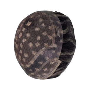 ท็อปเปอร์ผมและวิกผม 100% ผมแท้ จีน เรมี่ เวอร์จิ้น โปรเธซิส ทัส แฮร์ บีดี เลซ ฟรอนท์ วอเตอร์เวฟ - Product Image 4