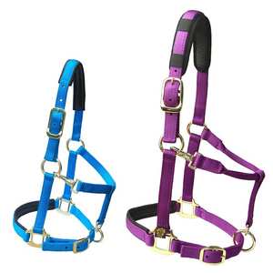 Wholesale Customized Quality Nylon Rope Horse Halter Set Strong Durable <b>Equestrian</b> OEM/ODM Product with Iron Metal Hardware - Product Image 5