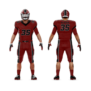 Polyester Made <b>Light</b> Weight Unisex American <b>Football</b> Jersey Sets / Custom Sublimation Print Short Sleeve Uniform - Product Image 6