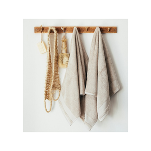 Serviette de cuisine en coton rayée personnalisable et éco-responsable, tissée rectangulaire, lavable en machine, noire avec des lignes blanches, pour un usage domestique - Product Image 3