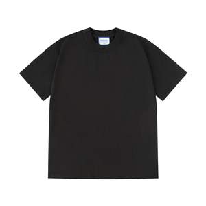 Camiseta de algodón informal al por mayor de 400G, camiseta con logotipo personalizado para hombre - Product Image 2