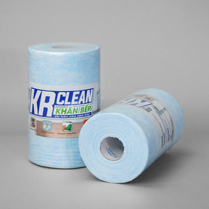 Los rollos de cocina desechables vietnamitas, producidos a partir de tela no tejida spunlace, son conocidos por su alta absorbencia, calidad - Product Image 1