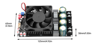 บอร์ดเพาเวอร์แอมป์ดิจิตอลกำลังสูง ZK-3002 เพาเวอร์แอมป์บริสุทธิ์ 300W+300W สเตอริโอ / 600W บริดจ์โมโน - Product Image 4