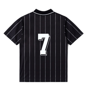 Camiseta de Fútbol Healy 26-27 con Rayas, Cuello en V, Manga Corta, Transpirable, para Hombre, Talla M - Product Image 2