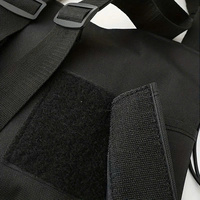 SmallCat Sac gilet tactique multifonctionnel Hip Hop Street Style Polyester imperméable avec fermeture à glissière Viet Nam Design