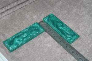 Escala de mango de cuchillo de resina de alta calidad Artesanías hechas a mano Suministro a granel El mejor embalaje para juegos de cuchillos - Product Image 3