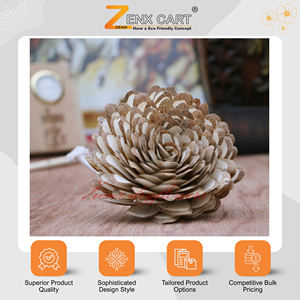Huge Selling Handmade Eco-Friendly Artificial Sola Wood Flowers Chips Zinnia for Home Decor Christmas Available 6 10cm Sizes Low - Product Image 2