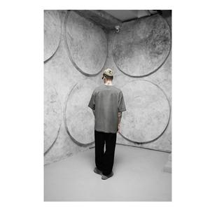 T-shirts longs pour hommes, surdimensionnés, 100% coton, imprimés, streetwear, vêtements de fitness, impression de logo personnalisée, grande taille - Product Image 1