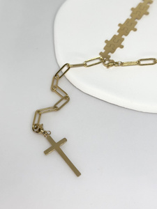 Collier en acier inoxydable MOONRIVER, style minimaliste, perles tendance pour femme, collier statement, indispensable pour l'été - Product Image 2