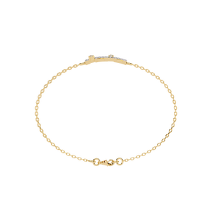 Magnifique bracelet et jonc en or 18 carats avec diamants de laboratoire, accessoire de bijouterie luxueux - Product Image 3