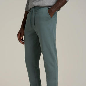 Pantalon de survêtement évasé décontracté de haute qualité pour hommes pantalon de survêtement Patchwork à ceinture élastique pantalon de survêtement empilé pour hommes - Product Image 4