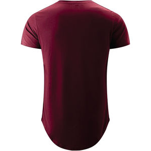 2025 Logo personnalisé T-shirts pour hommes 100% coton Anti-rides haute rue col montant léger en gros - Product Image 2
