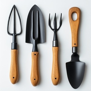 Faucille de jardin en fer rustique polie à la main en finition patinée outil artisanal conçu pour l'utilité et la décoration - Product Image 5