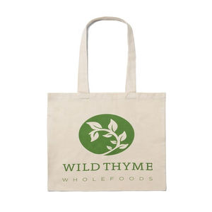 Sac cabas en toile personnalisé Sac cabas en toile de coton avec poignée en cuir Grand sac à provisions en toile avec logo personnalisé - Product Image 2