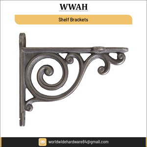 Supports d'étagères Vintage en métal de meilleure qualité | Supports d'étagères murales en laiton Antique à vendre - Product Image 3