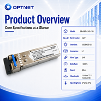 Module émetteur-récepteur optique 1.25G BiDi SFP 1310nm TX 1550nm RX LC SMF 40km pour réseau d'accès Ethernet Gigabit