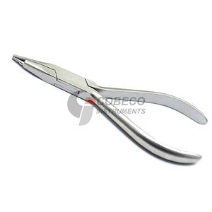 Alicates de ortodoncia con punta de rodillo para ligaduras, diseño de acero inoxidable, a la venta - Product Image 1
