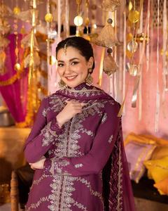 Salwar kameez costume designer indien pakistanais vente chaude nouveau top design cou brodé imprimé robe pelouse Kurti collection - Product Image 3