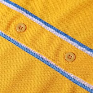 เสื้อเบสบอลผ้าตาข่ายโพลีเอสเตอร์แห้งเร็วเสื้อกีฬาผ้าเจอร์100% แบบติดกระดุมน้ำหนักเบางานออกแบบได้ตามต้องการฤดูร้อน - Product Image 4