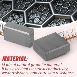Todo Tipo de cepillos de carbono para herramientas eléctricas personalizadas, cepillo de Motor eléctrico de carbono - Product Image 3