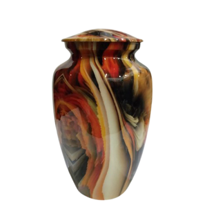 Urna de metal con estampado de camuflaje de diseño único, urnas de cremación de lujo, nuevo diseño impreso, acabado de esmalte brillante - Product Image 4