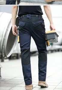 Combinaison de travail anti-déchirure, résistante à l'usure, vêtements de protection du travail, réparation de machines, uniforme d'usine, multi-poches, chantier de construction - Product Image 4