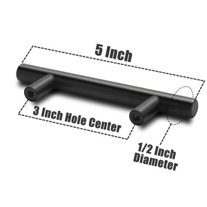 Tirador de cajón de metal de diseño estándar para el hogar, cocina, muebles de oficina, herrajes, puerta, cajón, armario, tirador de armario - Product Image 4