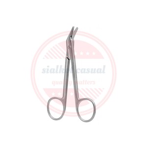 Tijeras de corte de alambre Cuchillas curvas profesionales de acero inoxidable Tijeras quirúrgicas de vendaje - Product Image 5