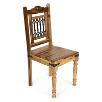 Ensemble de table à manger contemporaine en bois massif pour 6 personnes avec chaises |   Meubles de salle à manger durables et écologiques pour la maison