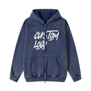 Sudadera con Capucha de Forro Polar de Algodón Transpirable de Alta Calidad para Invierno, Diseño Delantero/Trasero, Algodón Suave, Pedido al por Mayor, Logotipo/Marca OEM, Conjuntos con Capucha - Product Image 1