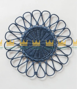 High Quality Eco-friendly round Rattan <b>Placemats</b> <b>Table</b> Chargers and Plates <b>for</b> Weddings and Parties Hot Sale - Product Image 5