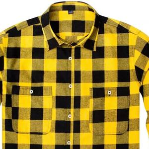 Chemise en flanelle pour homme de qualité supérieure, légère, prix de gros, entièrement personnalisée, anti-froissement, avec un design tendance - Product Image 2