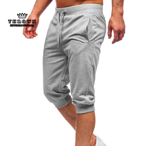 Pantalones Cortos de Verano para Hombre, Casuales, de Alta Calidad, de Algodón, con Cierre de Cremallera, Lisos, Teñidos, Ecológicos, Transpirables, Estilo Urbano - Product Image 3