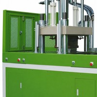 Máquina de Moldeo por Inyección Vertical de Alta Precisión, Pantalla Táctil PLC Inteligente, Inyector Neumático, Compatible con PVC/ABS/PP