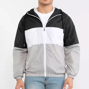 Custom Logo Winter Waterproof <b>Zip</b> <b>up</b> Hooded Outdoor <b>Jackets</b> Street wear <b>Zip</b> <b>Up</b> Polyester Lightweight Windbreaker <b>Jacket</b> - Product Image 6