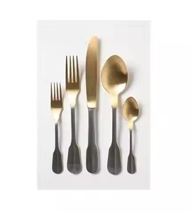 Ensemble de couverts en acier inoxydable Design royal moderne de luxe Durable Cuillère Couteau Fourchette pour la maison Utilisation de la restauration - Product Image 2