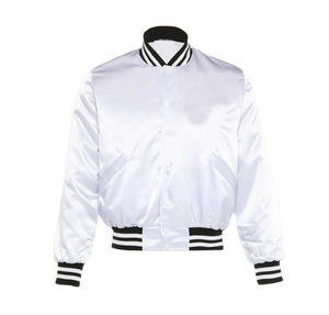 Veste de baseball pour hommes de la meilleure qualité Vestes universitaires en satin Veste d'hiver en tissu léger avec logo personnalisé pour hommes - Product Image 1
