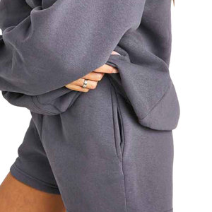 Otoño Invierno Conjunto de chándal de dos piezas 100% Algodón Fleece Joggers Pantalón y pantalones de chándal Chándal personalizado - Product Image 2