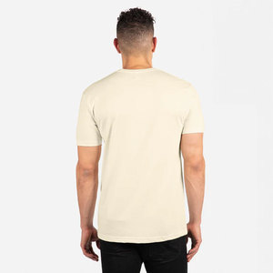 T-shirt décontracté unisexe en jersey CVC 180g, uni, respirant, de qualité supérieure - Product Image 4
