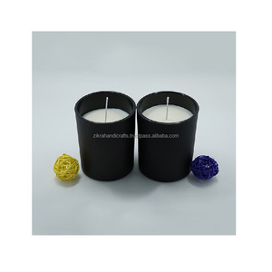 Contenedor de cera de vela de colores, vela de vidrio decorativa, vela votiva, vela votiva para el hogar, Villa, cena e iluminación de boda - Product Image 1