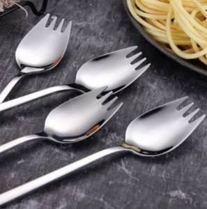 Ensemble de couverts modernes au design élégant, cuillères à fourchette de mariage, en acier inoxydable poli miroir, personnalisable pour restaurants, hôtels et événements - Product Image 5