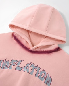 Ropa de hombre de algodón 100% de alta calidad, sudaderas con capucha con hombros caídos, la mejor ropa de calle informal, sudadera recortada de estilo cuadrado de peso pesado - Product Image 3
