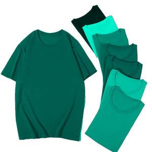 เสื้อยืดผู้หญิงผ้าฝ้าย 100% 160gsm สกรีนโลโก้ได้ ทรงหลวม คอกลม แขนสั้น เสื้อยืดผ้าฝ้ายธรรมดาสำหรับผู้หญิง - Product Image 5