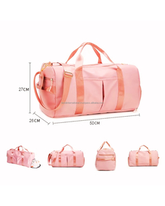 Fashion Nylon Gym <b>Bags</b> with Soft Handles Zipper Closure Custom Color/Logo Large Capacity Outdoor Sport <b>Bag</b> Gym <b>Bags</b> - Product Image 6