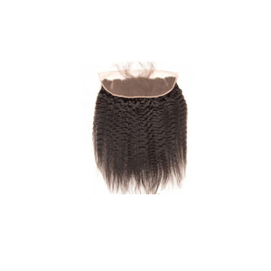 Extensions de Cheveux Humains Remy Américains de Qualité Certifiée, Bundles avec Closure en Dentelle, Cheveux Vierges Kinky Straight, Double Trame, Sans Nœuds, Sans Perte - Product Image 1