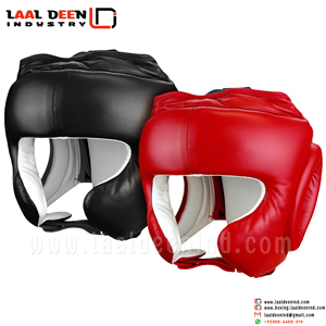 Casque de boxe d'entraînement professionnel - Protège-têtes personnalisés en cuir/PU/tissu Ammara avec une protection douce et flexible à ajustement parfait - Product Image 5