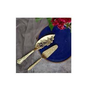 Juego de cubiertos de acero inoxidable con diseño de mármol blanco, cortador de queso y cuchillo para uso doméstico - Product Image 2